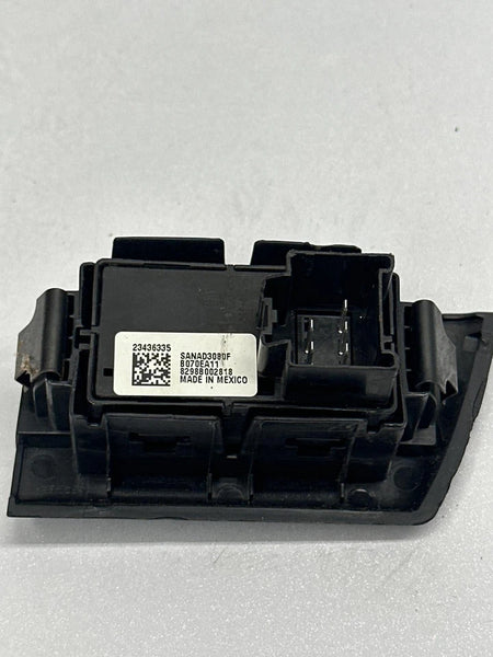2014 TO 2019 CHEVY SILVERADO 1500 MIRROR SWITCH DRIVER SIDE DOOR OEM 23436335