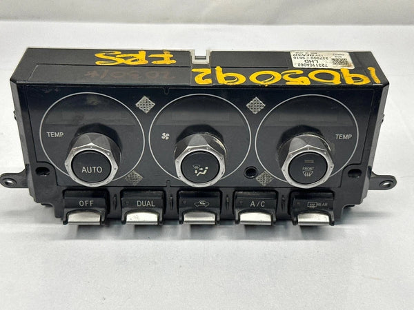 2013 TO 2016 SCION FRS CLIMATE CONTROL HVAC AC MANUAL PANEL ASSY OEM 72311CA062