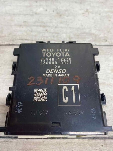 Toyota Corolla windshield wiper relay control module 2019 to 2022 OEM 8594012230