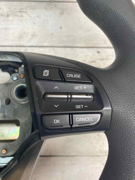 Volante Hyundai Elantra 2019 2020 sem couro preto construído nos eua 56110F3030SSH