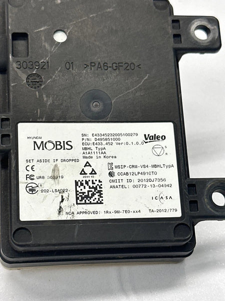 2019 2020 KIA OPTIMA BLIND SPOT ALERT SENSOR LEFT SIDE OEM D495851000 US BUILT