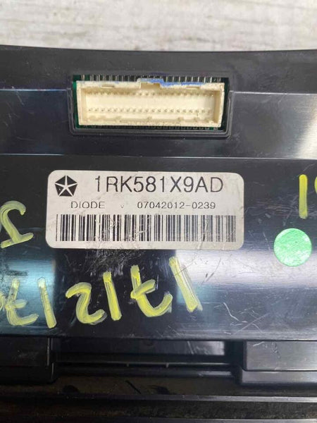 Dodge Journey climate control 11 17 hvac ac heater panel 4.3" asy OEM 1RK581X9AD