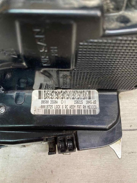 13 19 NISSAN SENTRA FRONT RIGHT DOOR LATCH LOCK ACTUATOR OEM 805003SG0A RH