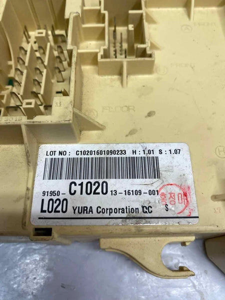 2016 HYUNDAI SONATA JUNCTION BOX FUSE RELAY BOX CABIN BLOCK ASSY OEM 91950C1020