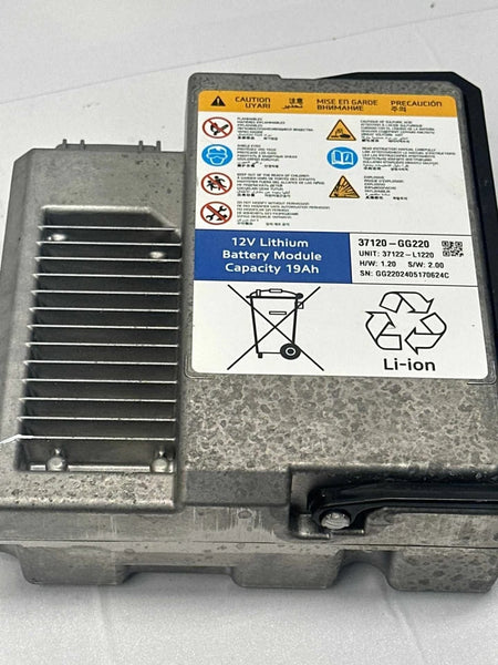 2025 KIA K4 LITHIUM BATTERY CONTROL COMPUTER MODULE UNIT 19V ASSY OEM 37120GG220