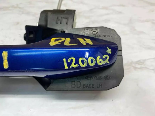 19 20 21 22 23 KIA FORTE DOOR HANDLE OUTSIDE REAR LEFT SIDE BLUE B2R OEM 82651M6110