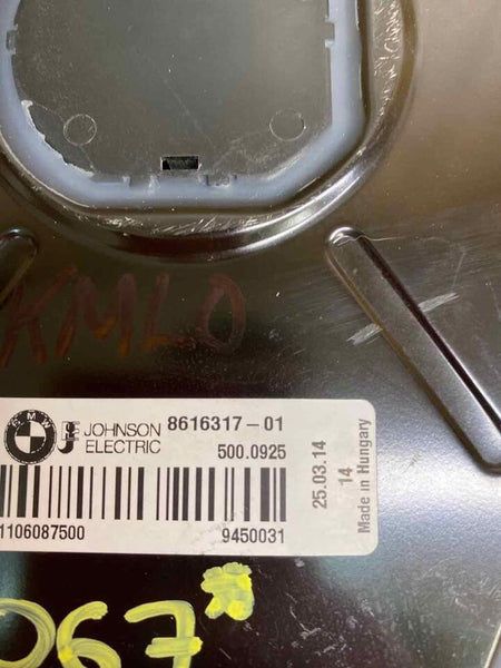 BMW 328 electric cooling fan 2014 2018 fan motor 600 watt assy OEM 861631701