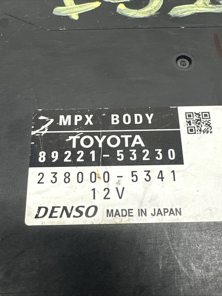 2016 LEXUS IS200T MULTI NETWORK CONTROL BCM MODULE UNIT ASSEMBLY OEM 8922153230