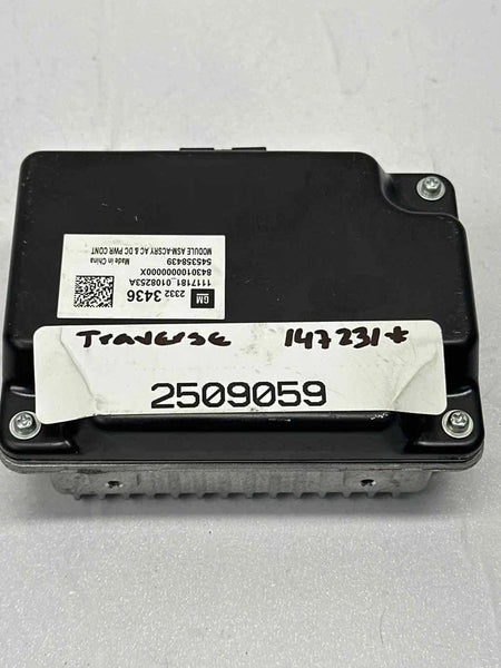 2018 TO 2021 CHEVROLET TRAVERSE POWER INVERTER CONTROL MODULE 110 VOLT OEM 23323436