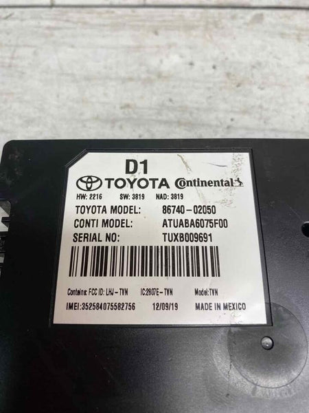 Toyota Corolla telematics 2020 transceiver control module unit OEM 8674002050