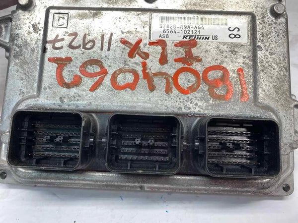 2013 2014 ACURA ILX ENGINE CONTROL UNIT CANADA 2.0L ASSY OEM 37820R9AA64 TAB BROKEN
