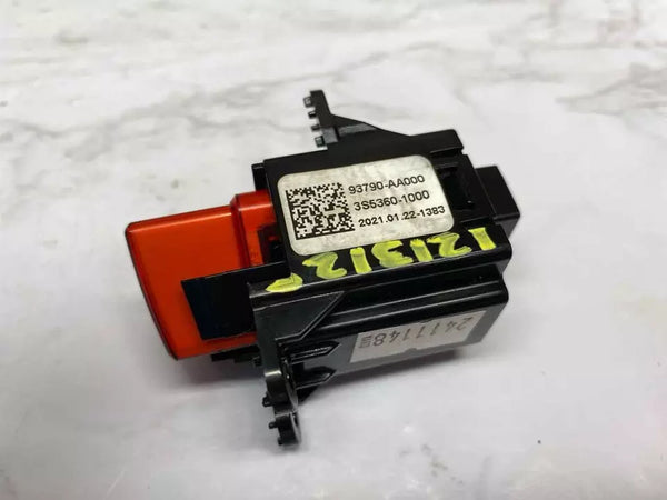 21 22 23 HYUNDAI ELANTRA INTERRUPTOR DE LUZ DE ADVERTENCIA DE EMERGENCIA DEL TABLERO OEM 93790AA000