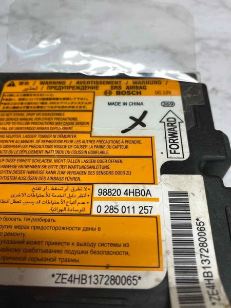 2014 INFINITI Q50 OCCUPANT DETECTION CONTROL MODULE UNIT ASSEMBLY OEM 988204HB0A