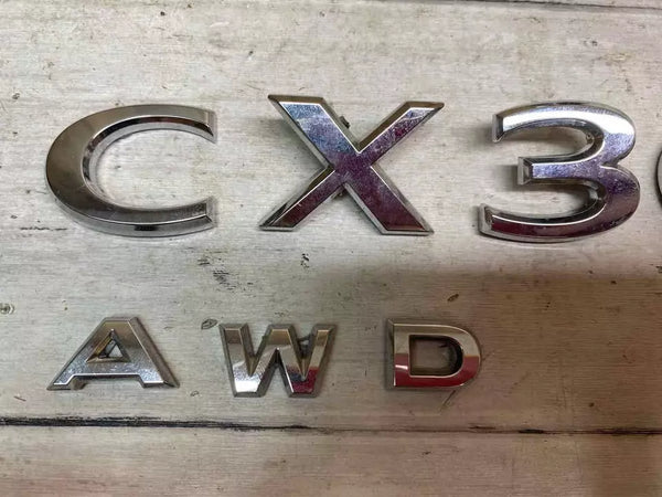 20 21 22 23 MAZDA CX-30 LIDGATE EMBLEM TRUNK LID EMBLEM CX30 LETTERS ASSY OEM