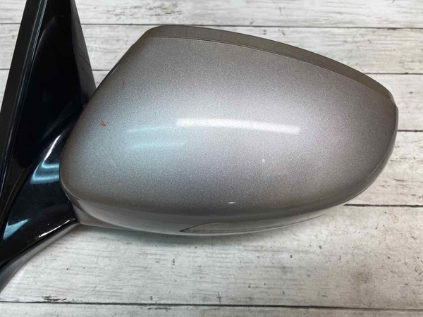 DOOR MIRROR HYUNDAI GENESIS 2009 2014 SEDAN LEFT SILVER COLOR OEM 876103MDD0
