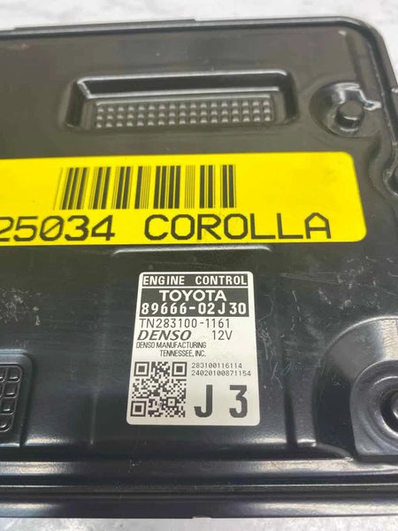 2023 2024 TOYOTA COROLLA ENGINE CONTROL UNIT ECM ECU SEDAN OEM 8966602J30 2.0L