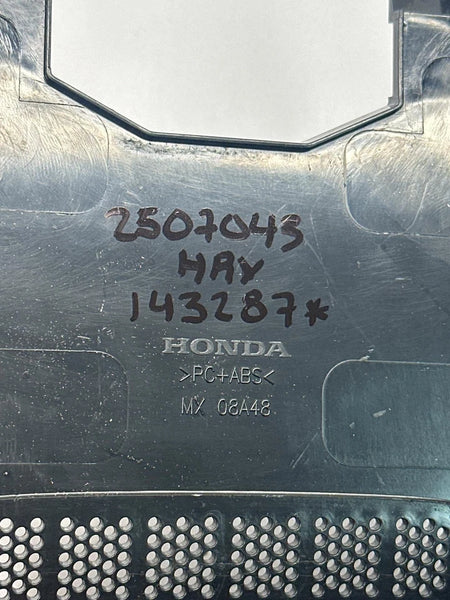 2025 HONDA HRV REAR VIEW MIRROR REAR VIEW MIRROR TRIM COVER OEM MX08A48 BLACK