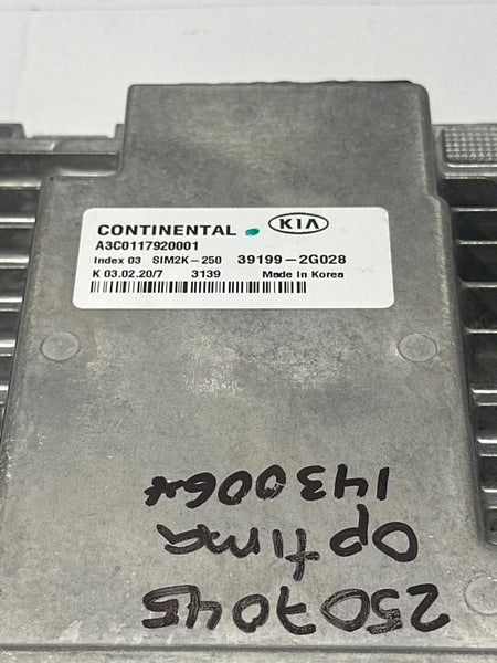 2020 KIA OPTIMA ENGINE CONTROL UNIT ECU ECM US BUILT OEM 2.4L SULEV 391992G028