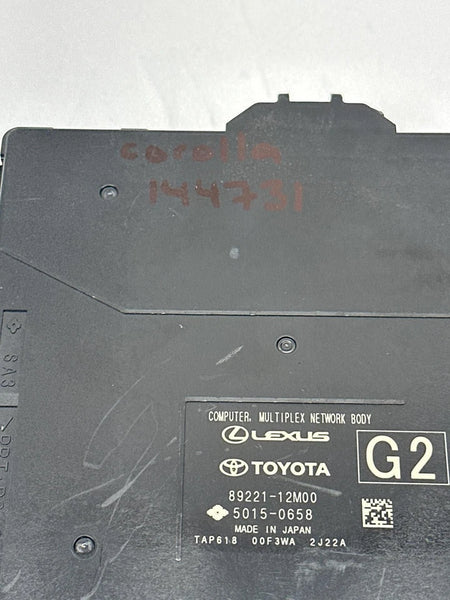 2024 TOYOTA COROLLA MULTI NETWORK CONTROL MODULE UNIT ASSEMBLY OEM 8922112M00