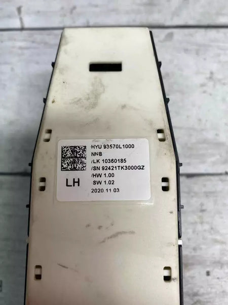 Hyundai Sonata master switch 20 to 23 assy OEM front driver side 93570l1000