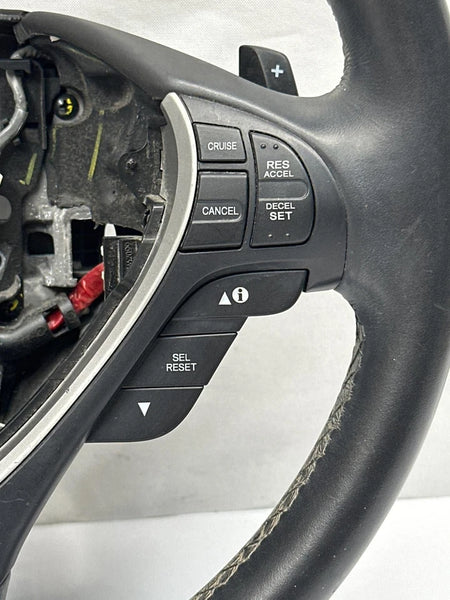 2016 TO 2018 ACURA ILX STEERING WHEEL BLACK COLOR ASSEMBLY OEM 78501TX6A81ZA