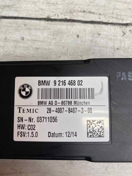 BMW 328 2014 SEAT HEATED CONTROL MODULE UNIT RIGHT SIDE ASSY OEM 921646802