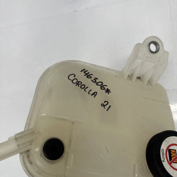 2020 TO 2022 TOYOTA COROLLA OVERFLOW TANK RADIATOR COOLANT RECOVERY OEM SED 164A20T030