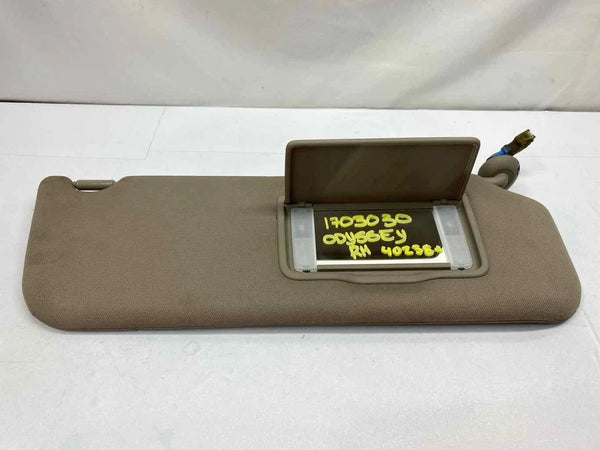 2011 TO 217 HONDA ODYSSEY SUN VISOR RIGHT SIDE ILLUMINATED ASSY OEM 83230TK8A01ZA