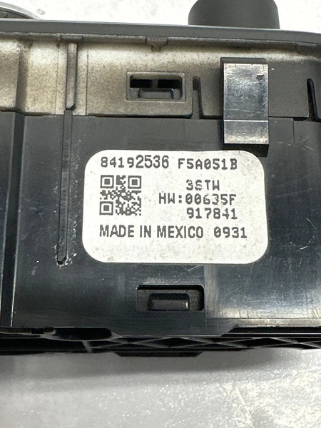 2018 TO 2023 CHEVROLET EQUINOX DASHBOARD SWITCH HEADLIGHT CONTROL ASSY OEM 148985