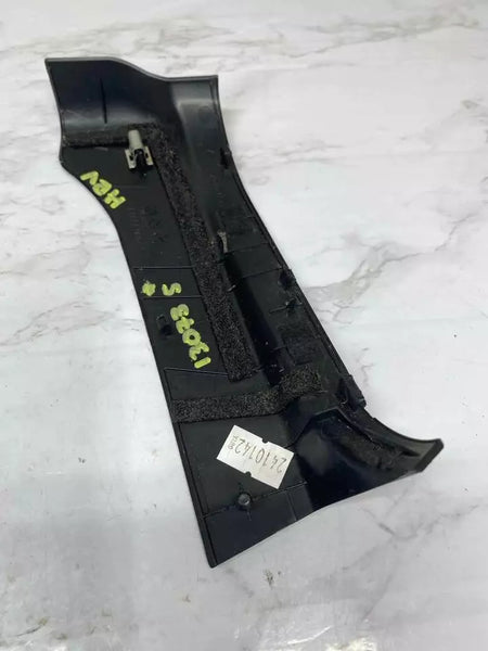 CUBIERTA DE MOLDURA TRASERA IZQUIERDA DEL PILAR C DEL HONDA HRV, NEGRA, OEM 72980T7W