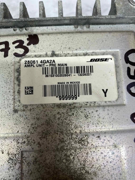 15 16 INFINITI Q50 RADIO AM FM AMPLIFIER MODULE UNIT ASSY OEM 3.7L 280614GA2A