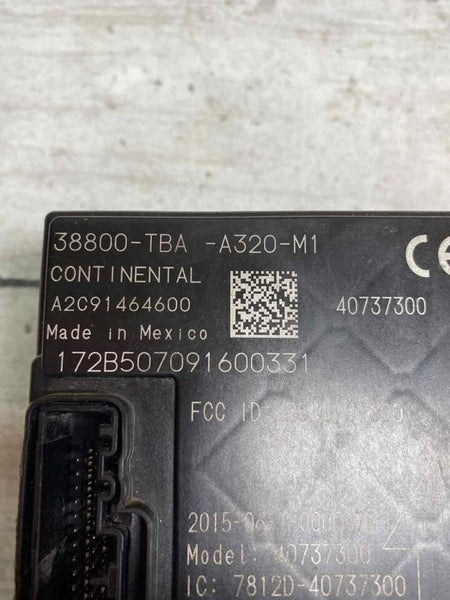 Honda Civic body control 2016 bcm control unit sedan ex assy OEM 38800TBAA32