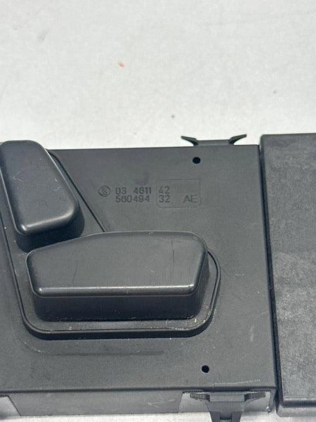 2020 JEEP GRAND CHEROKEE SEAT SWITCH FRONT PASSANGER SIDE ASSEMBLY OEM 560494