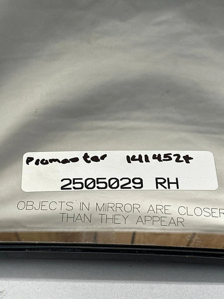 2019 DODGE RAM PROMASTER 1500 DOOR MIRROR RIGHT SIDE GLASS ONLY OEM 01706291600