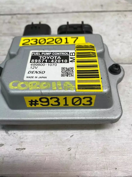 Toyota Rav4 fuel pump 2019 to 2023 control module unit assy OEM 8957142010