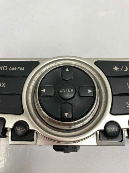 2007 2008 INFINITI G35 RADIO AM FM DISPLAY SCREEN CONTROL PANEL OEM 28395JK60B