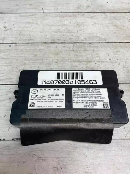 2022 2023 MAZDA CX30 TELEMATICS CONTROL COMMUNICATION CONTROL MODULE OEM DRVP67CK3