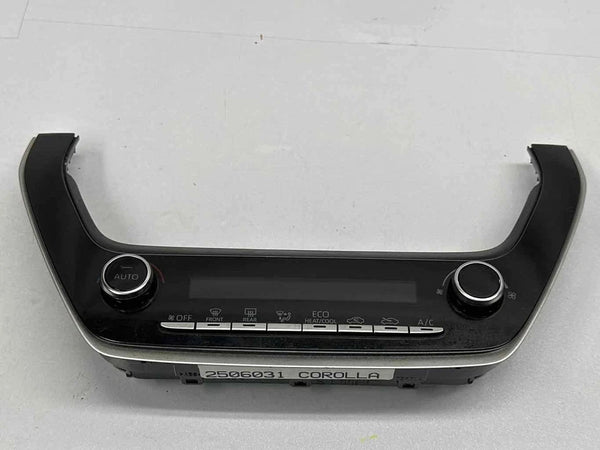 20 22 TOYOTA COROLLA CLIMATE CONTROL HVAC AC MANUAL PANEL SEDAN OEM 5590012F20