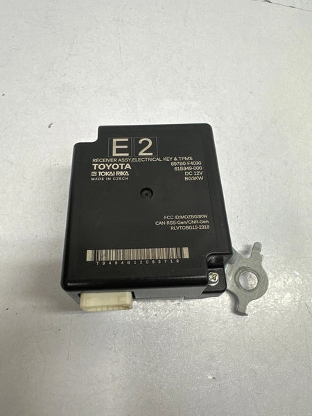 2021 TOYOTA CHR KEYLESS ENTRY RECEIVER CONTROL MODULE UNIT ASSY OEM 897B0F4030