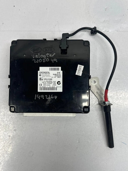 2016 TO 2017 HYUNDAI VELOSTER KEYLESS IGNITION CONTROL MODULE UNIT AT OEM 954802V115