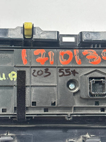 2014 TO 2016 TOYOTA COROLLA CLIMATE CONTROL HVAC AUTO PANEL ASSY OEM 5590002500