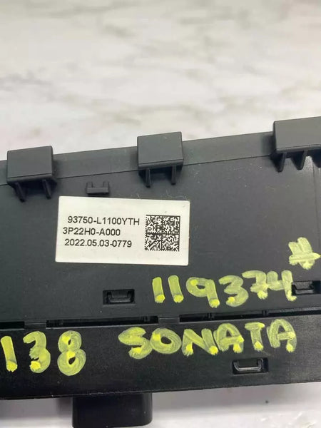 20 21 22 23 HYUNDAI SONATA INTERRUPTOR DE ESTABILIDAD DEL TABLERO FRENO DE ESTACIONAMIENTO DEL MALETERO OEM 93750L1100