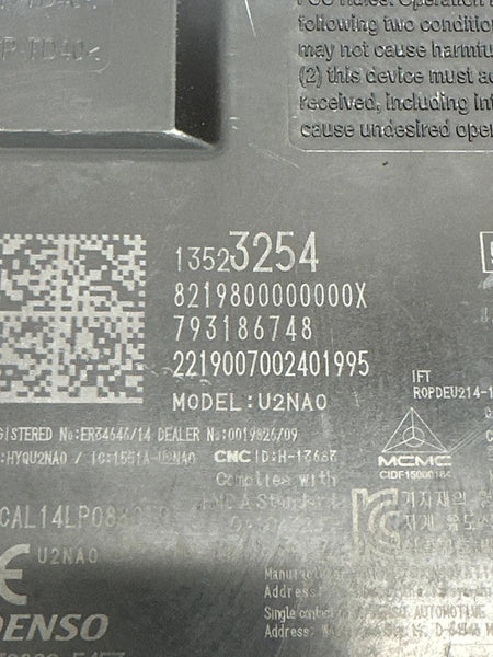2019 2020 CHEVROLET EQUINOX KEYLESS ENTRY CONTROL MODULE ASSEMBLY OEM 12523254
