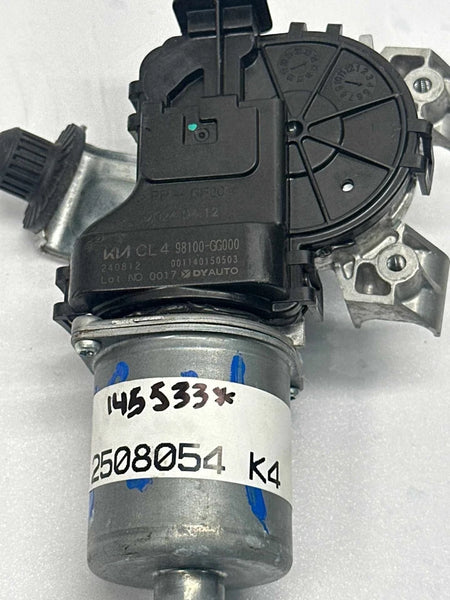 2025 KIA K4 WIPER MOTOR WINDSHIELD FRONT WIPER MOTOR ASSEMBLY OEM 98100GG000