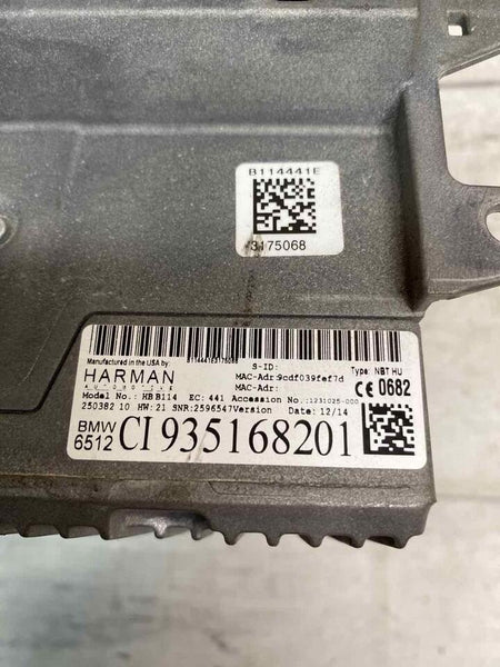 BMW 320 RADIO AM FM RECEIVER 2014 2015 SEDAN 1 DIN ASSEMBLY OEM 935168201