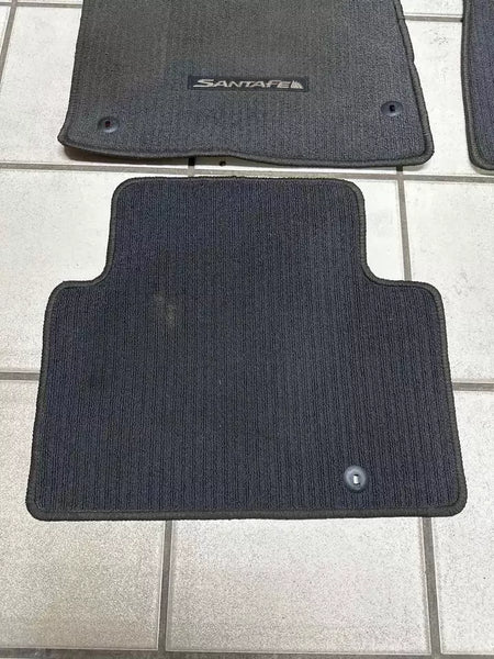 2018 HYUNDAI SANTA FE FLOOR MATS FLOOR MAT CARPET COMPLETE SET OF 4 ASSY OEM