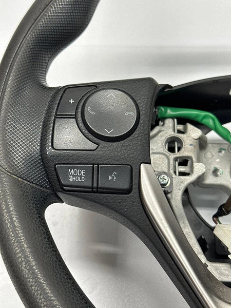 2013 TO 2018 TOYOTA RAV-4 STEERING WHEEL HYBRID NO LEATHER BACK OEM 451000R120C0