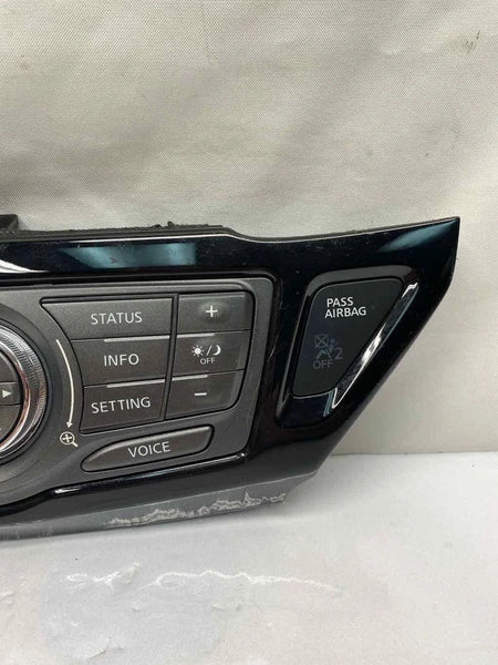 2017 NISSAN PATHFINDER CLIMATE CONTROL HVAC AC & AUDIO PANEL OEM 9PJ1A210261