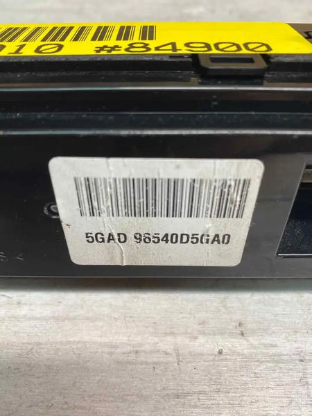 Painel de controle de instrumentos de rádio AM FM Kia Optima 19 a 20 OEM assy 96540D5GA0WK