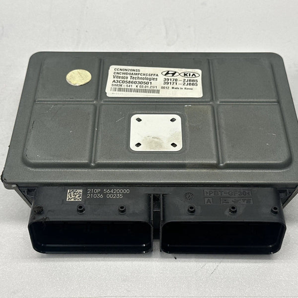 2021 2022 HYUNDAI ELANTRA ENGINE CONTROL UNIT 2.0L MODULE US ASSY OEM 391712JBB5
